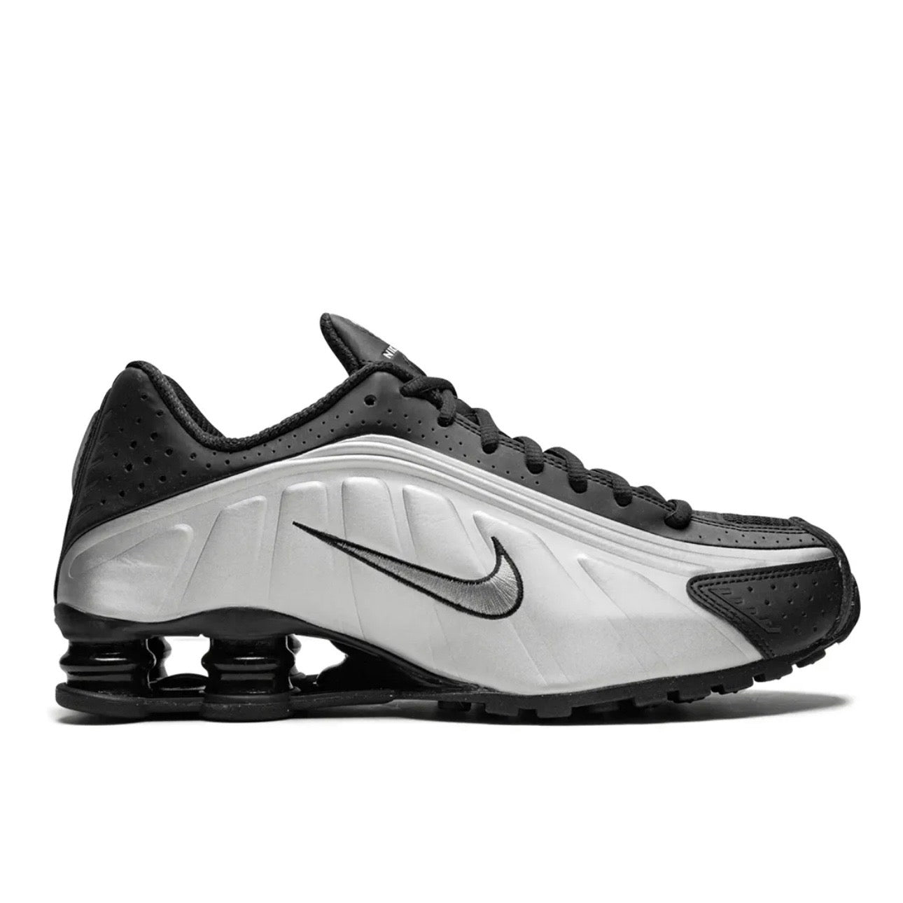 Nike Shox R4 Silver Black