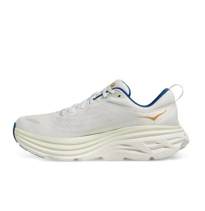 Hoka Bondi 8 White Yellow