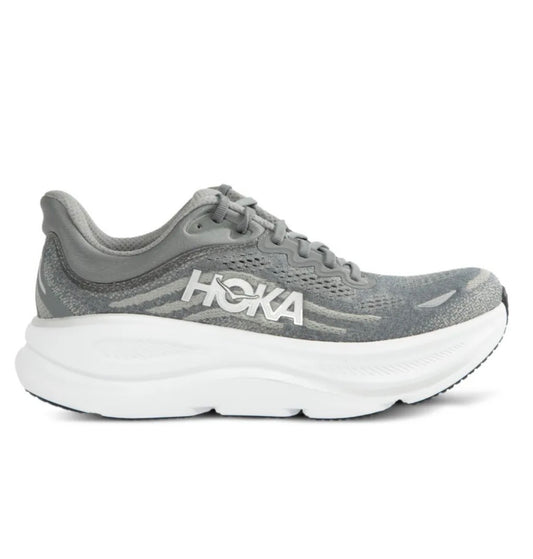 נעלי Hoka Bondi 9 Grey מקוריות בעיצוב אופנתי עכשווי לקידום אתר