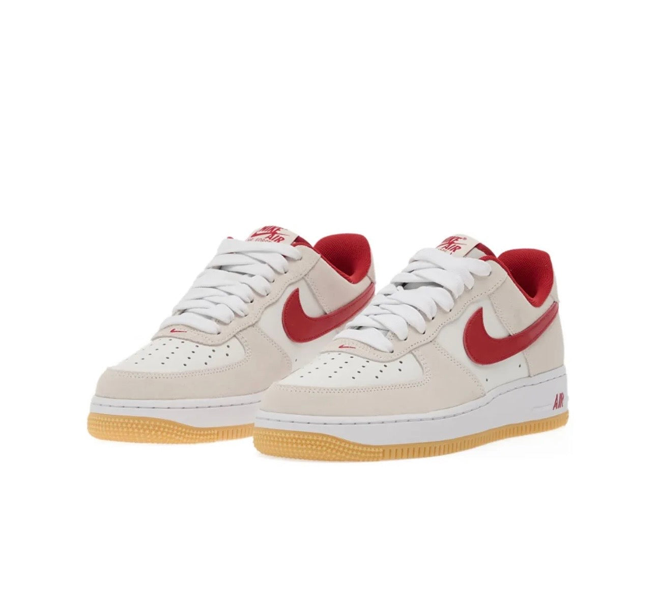 Nike AIR FORCE 1 Cream Red