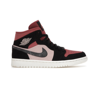 נעלי Air Jordan 1 Mid Canyon Rust מקוריות בעיצוב אופנתי עכשווי לקידום אתר