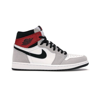 נעלי Air Jordan 1 Retro High Light Smoke Grey מקוריות בעיצוב אופנתי עכשווי לקידום אתר