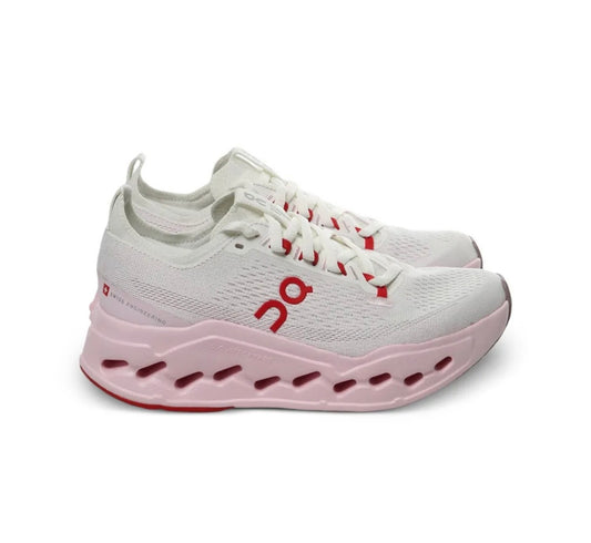 On Cloudsurfer White Strawberry