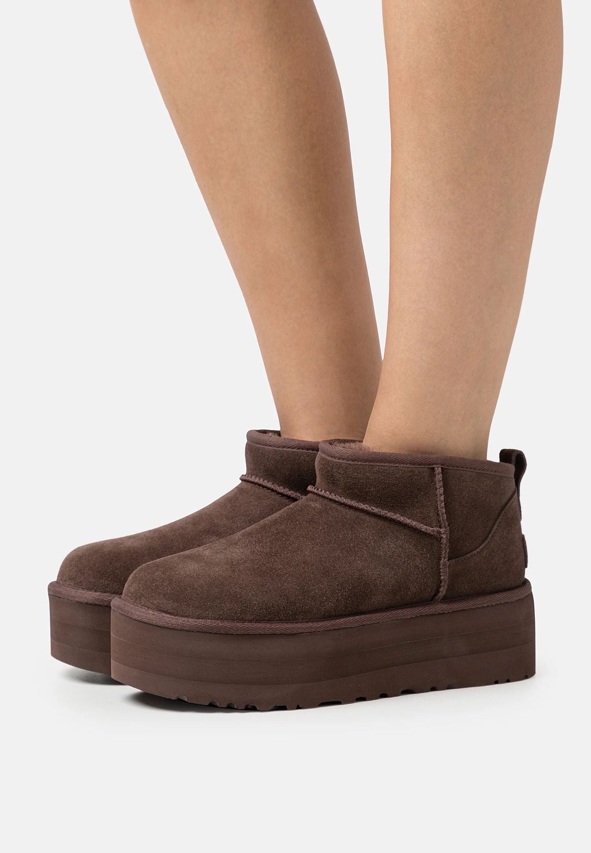 Ugg Classic Ultra Mini Platform Boots Dark Brown