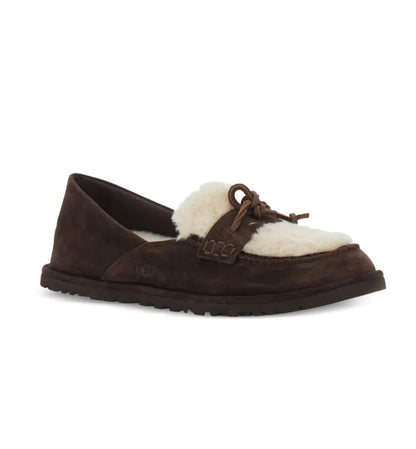 Ugg Zora shearling-trim Dark Brown