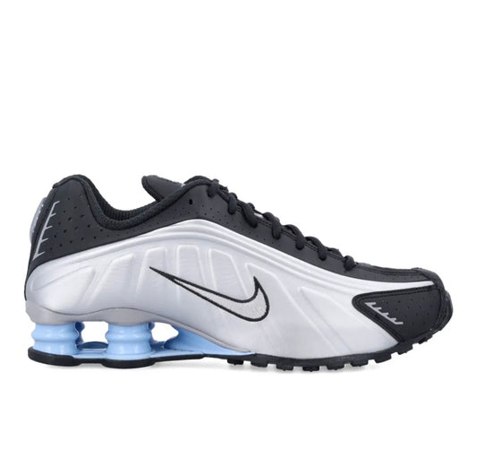Nike Shox R4 Silver White Blue