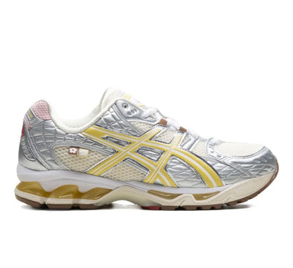 נעלי Asics Gel Nimbus Silver Yellow מקוריות בעיצוב אופנתי עכשווי לקידום אתר