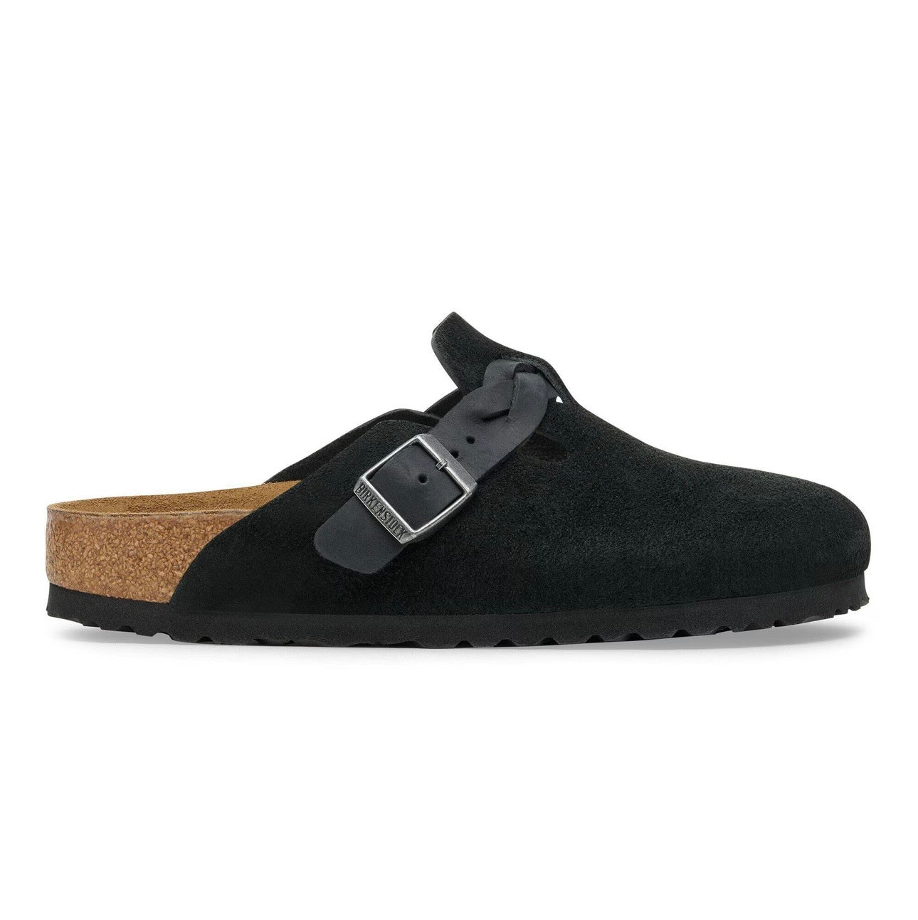 נעלי Birkenstock Boston braided black מקוריות בעיצוב אופנתי עכשווי לקידום אתר