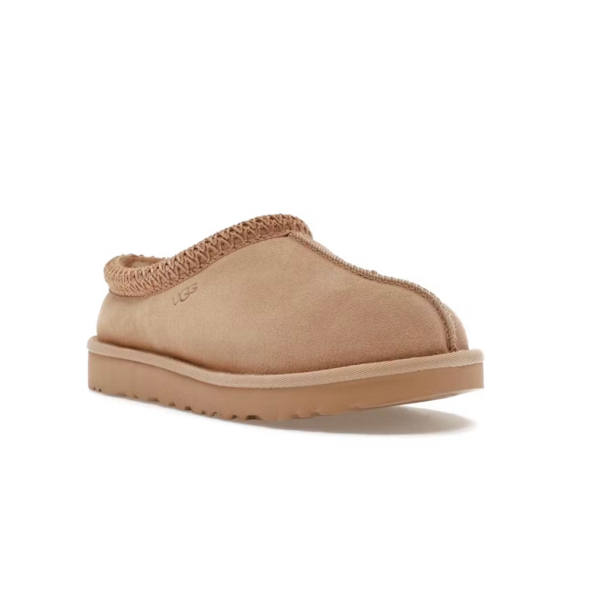 Ugg Tasman suede slippers light cream