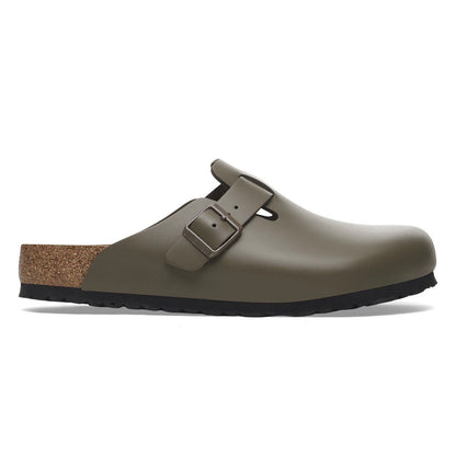 נעלי Birkenstock Boston leather concrete gray מקוריות בעיצוב אופנתי עכשווי לקידום אתר