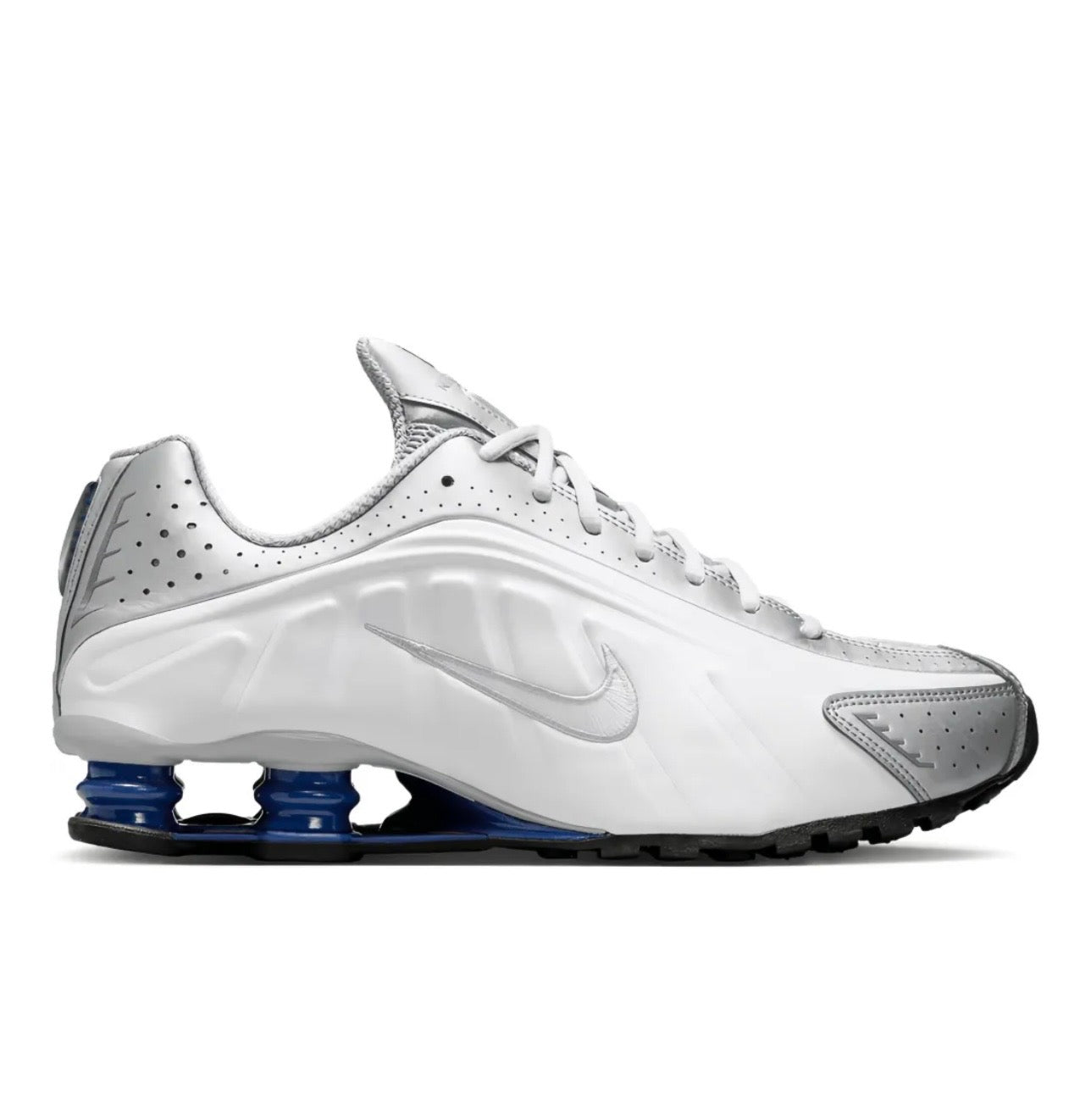 Nike Shox R4 White Silver