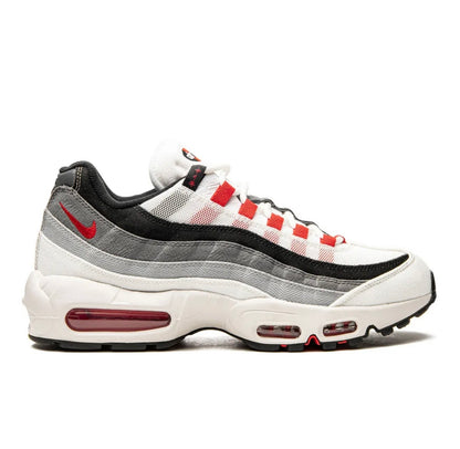 נעלי Nike air Vapormax 95’ white grey red מקוריות בעיצוב אופנתי עכשווי לקידום אתר