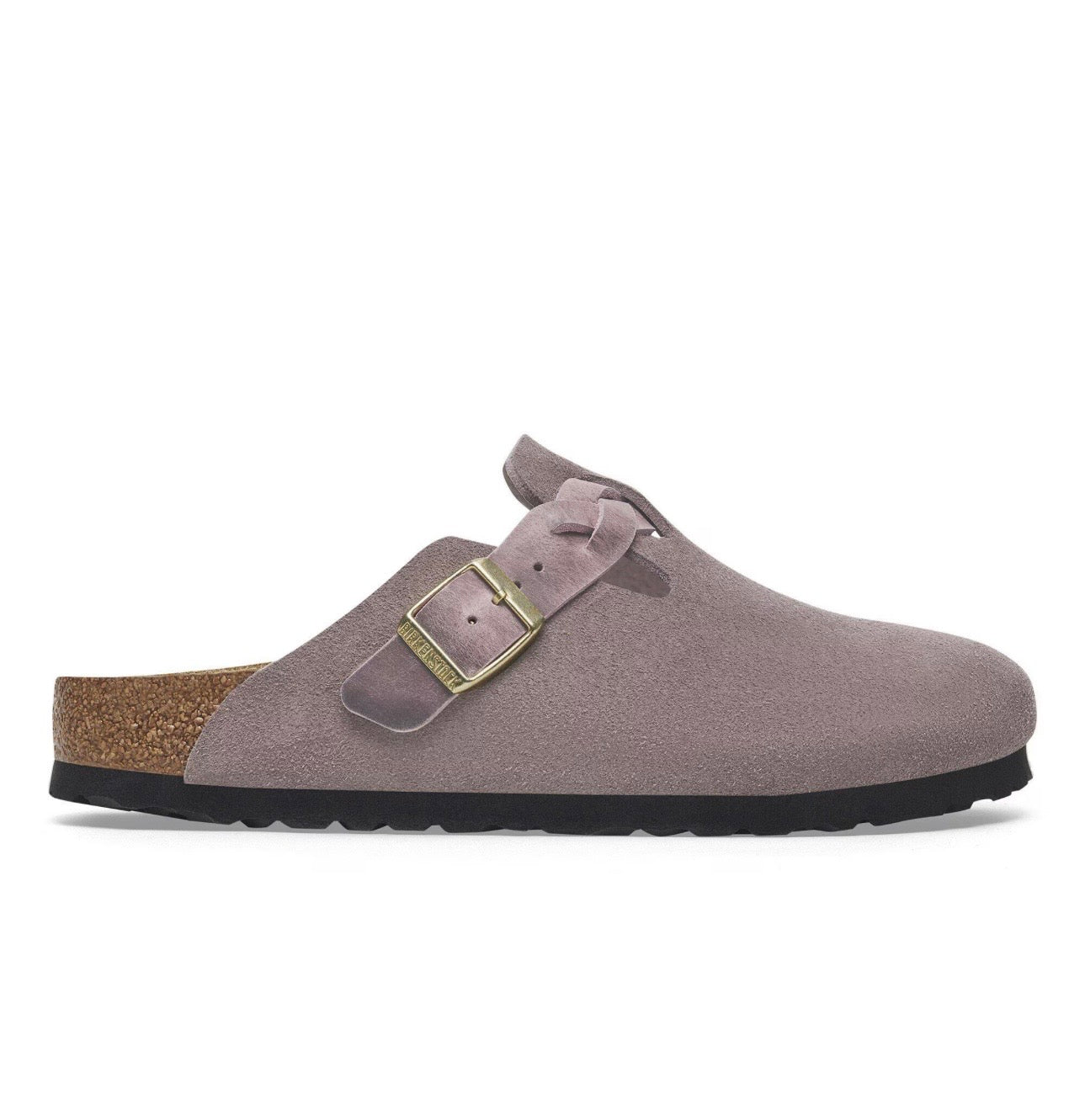 נעלי Birkenstock Boston braided faided purple מקוריות בעיצוב אופנתי עכשווי לקידום אתר
