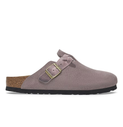 נעלי Birkenstock Boston braided faided purple מקוריות בעיצוב אופנתי עכשווי לקידום אתר