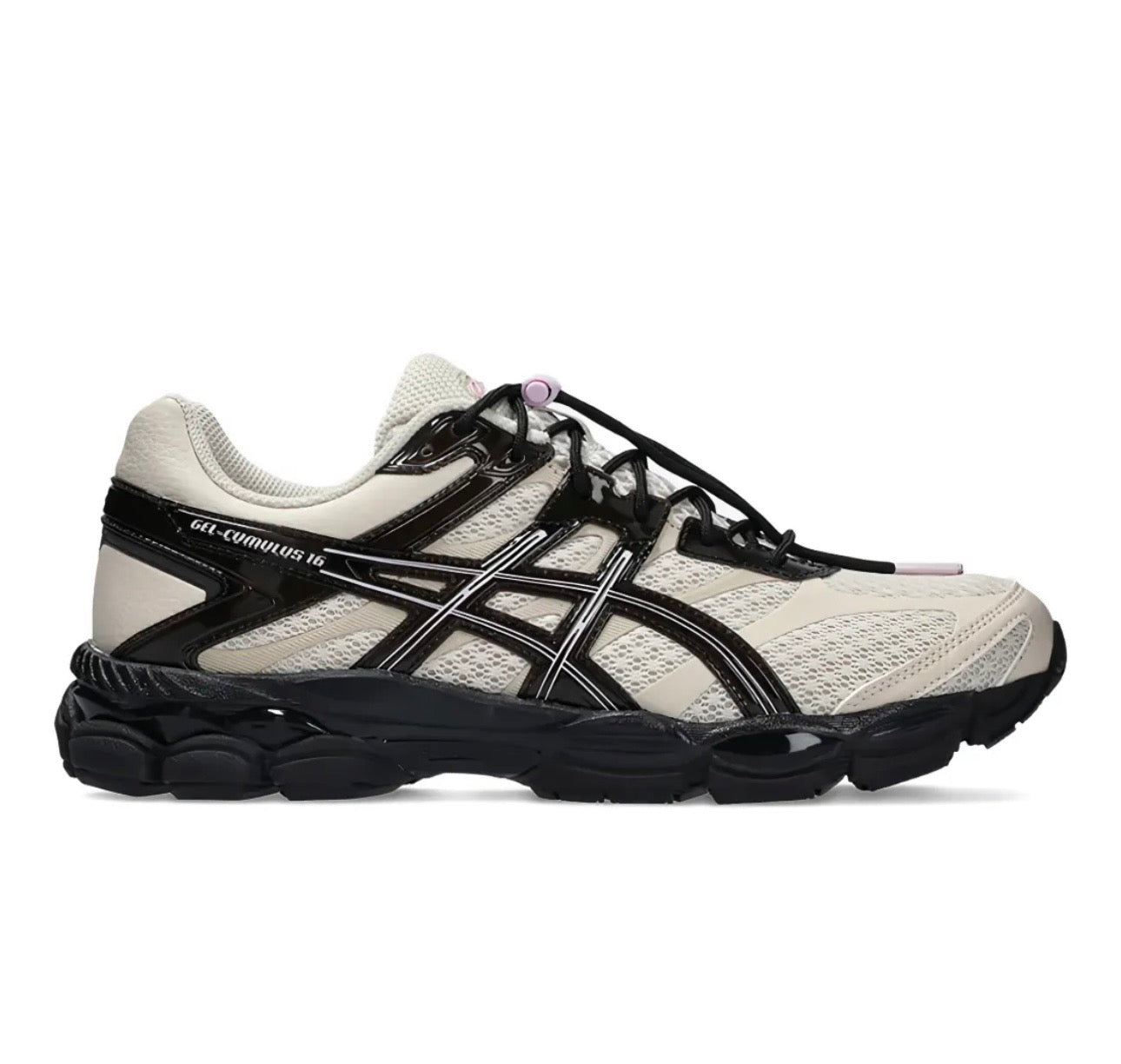 נעלי ASICS Gel cumulus cream black מקוריות בעיצוב אופנתי עכשווי לקידום אתר