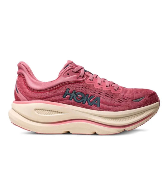 נעלי Hoka Bondi 9 Light red pink מקוריות בעיצוב אופנתי עכשווי לקידום אתר