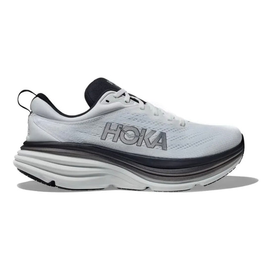 נעלי Hoka Bondi 8 Grey Black מקוריות בעיצוב אופנתי עכשווי לקידום אתר