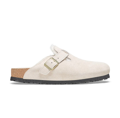 נעלי Birkenstock Boston white מקוריות בעיצוב אופנתי עכשווי לקידום אתר