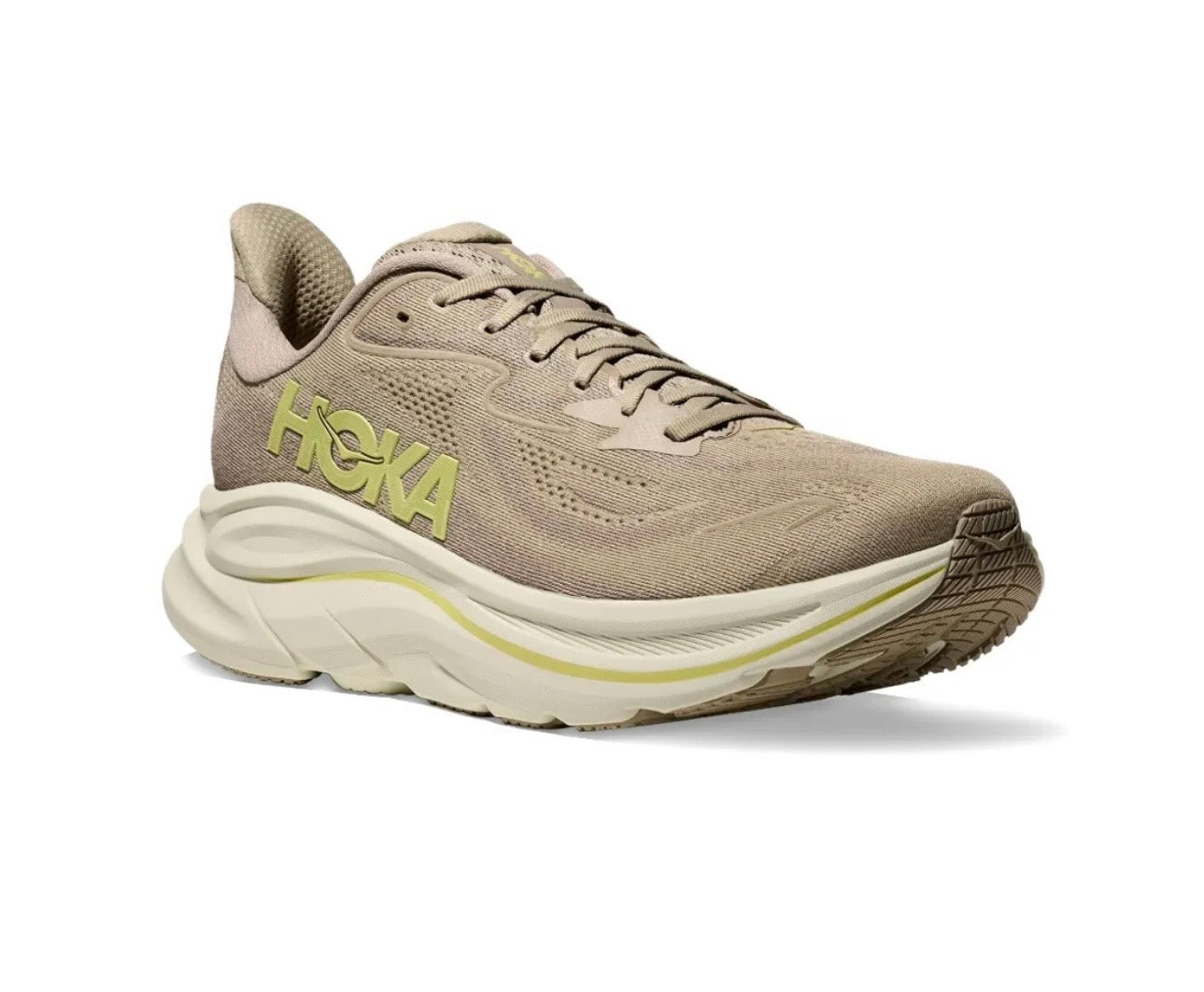 Hoka Clifton 10 Beige Yellow