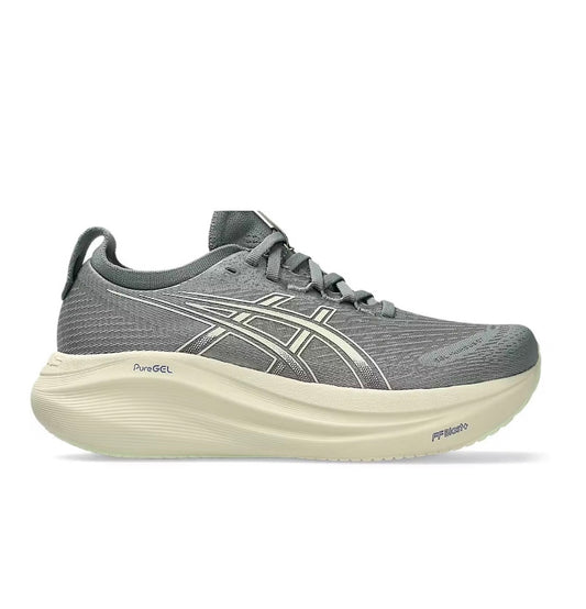 נעלי Asics Nimbus 27 Grey מקוריות בעיצוב אופנתי עכשווי לקידום אתר