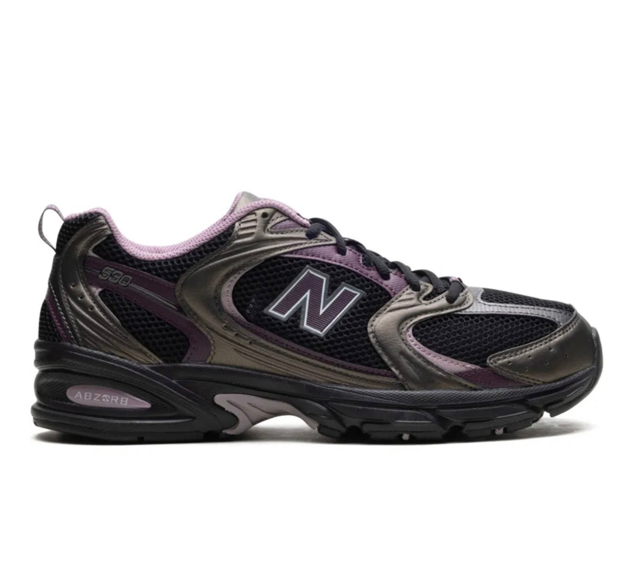 נעלי New Balance 530 black purple מקוריות בעיצוב אופנתי עכשווי לקידום אתר