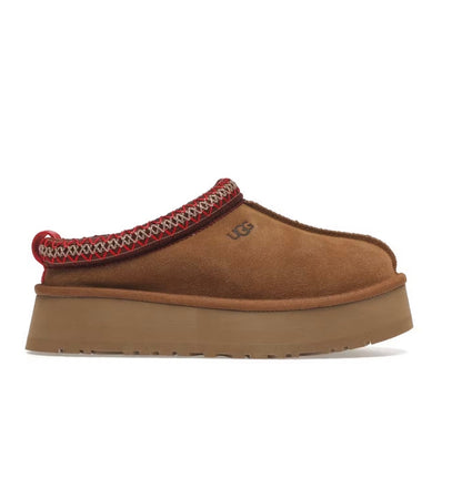 נעלי Ugg Tazz Platform Slippers brown red מקוריות בעיצוב אופנתי עכשווי לקידום אתר