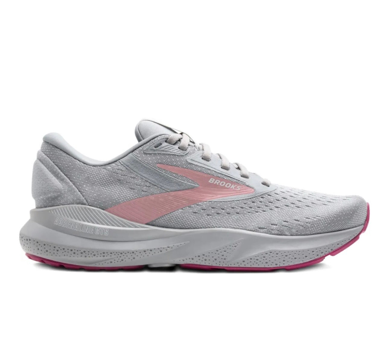 נעלי brooks Launch Grey Pink מקוריות בעיצוב אופנתי עכשווי לקידום אתר