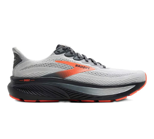נעלי brooks Ghost Grey Orange מקוריות בעיצוב אופנתי עכשווי לקידום אתר