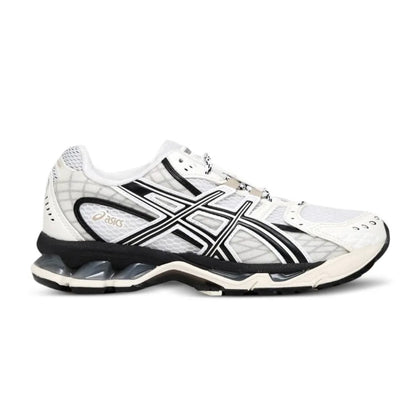 נעלי Asics Gel Nimbus White Black מקוריות בעיצוב אופנתי עכשווי לקידום אתר