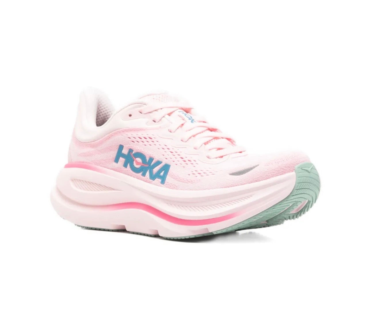 Hoka Bondi 9 Pink Blue