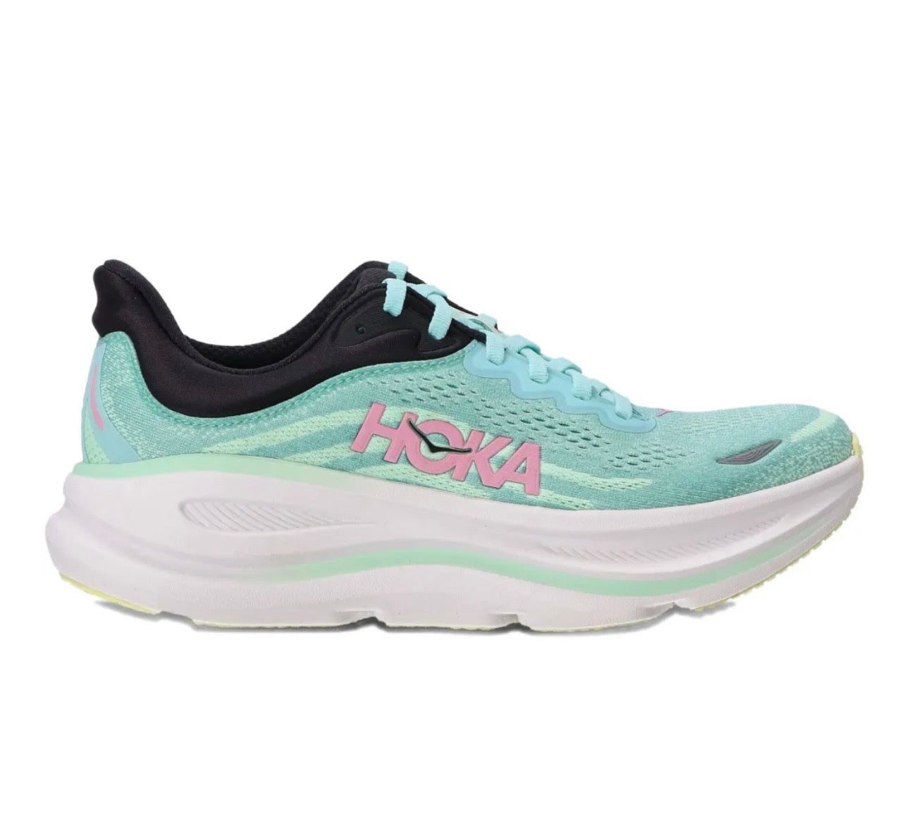 נעלי Hoka Bondi 9 Light Blue מקוריות בעיצוב אופנתי עכשווי לקידום אתר