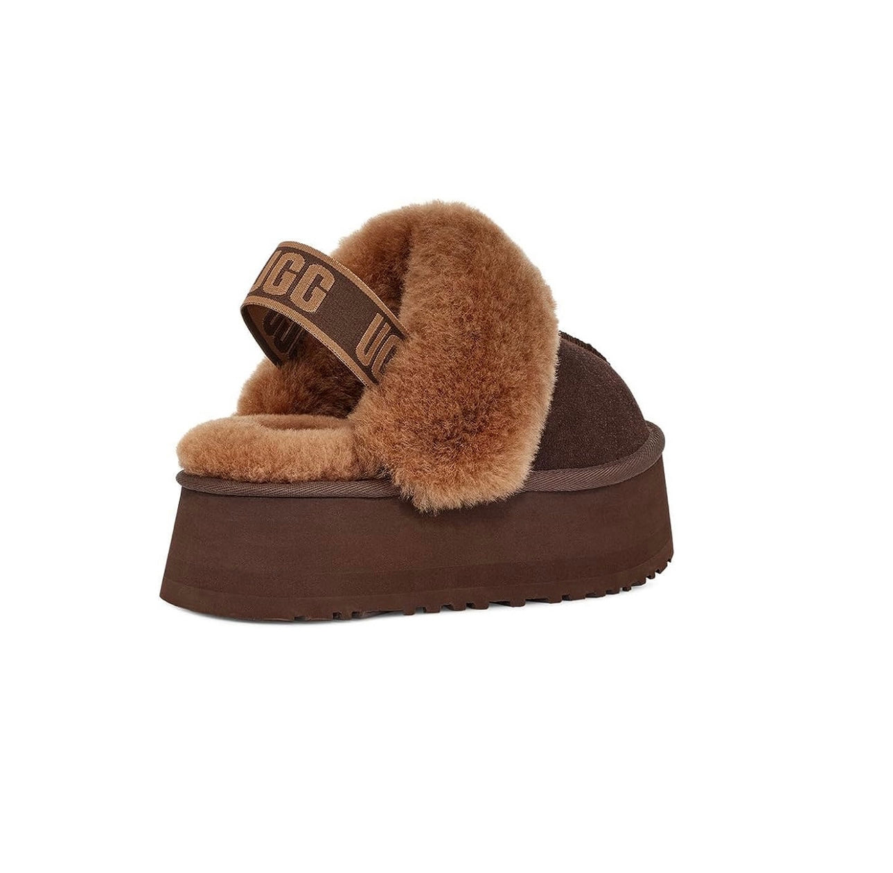 Ugg platform slipped brown