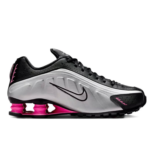 נעלי Nike Shox R4 Silver Black Pink מקוריות בעיצוב אופנתי עכשווי לקידום אתר