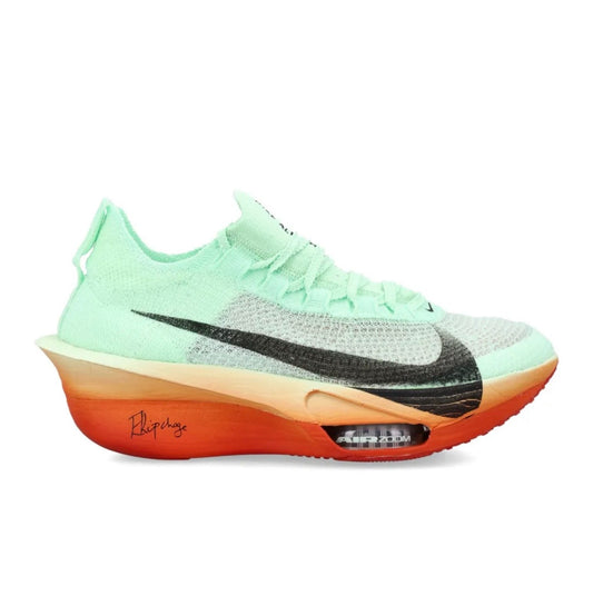 Nike ZOOMX Vaporfly green orange