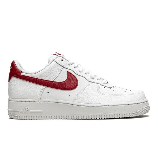 נעלי Nike AIR FORCE 1 White Red מקוריות בעיצוב אופנתי עכשווי לקידום אתר
