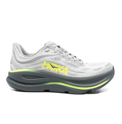 נעלי Hoka Bondi 9 Grey Yellow מקוריות בעיצוב אופנתי עכשווי לקידום אתר