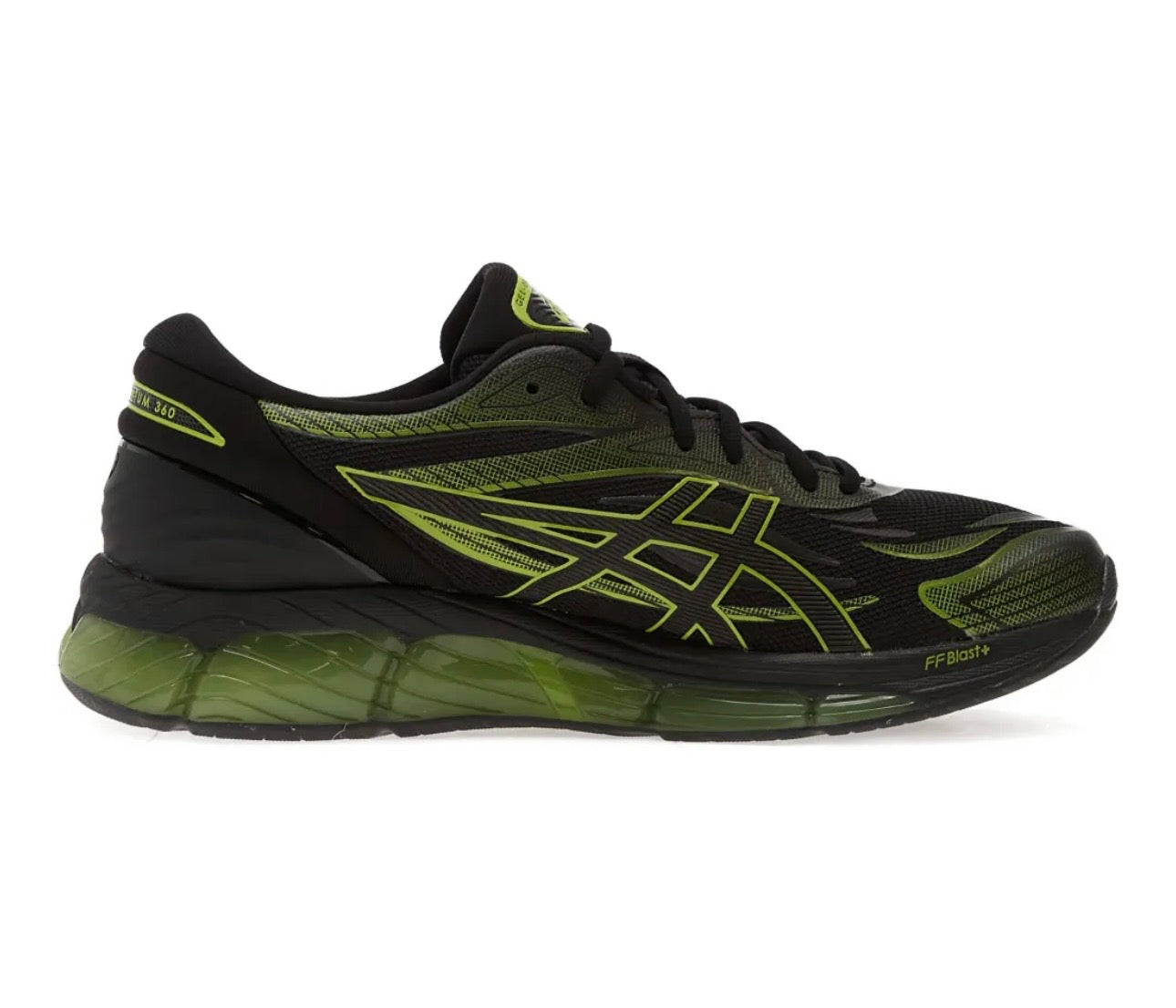 נעלי Asics GEL Quantum 360 black green מקוריות בעיצוב אופנתי עכשווי לקידום אתר