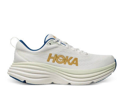נעלי Hoka Bondi 8 White Yellow מקוריות בעיצוב אופנתי עכשווי לקידום אתר