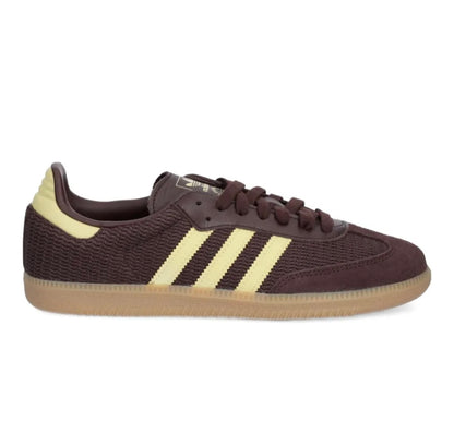 נעלי Adidas Samba Brown Yellow מקוריות בעיצוב אופנתי עכשווי לקידום אתר