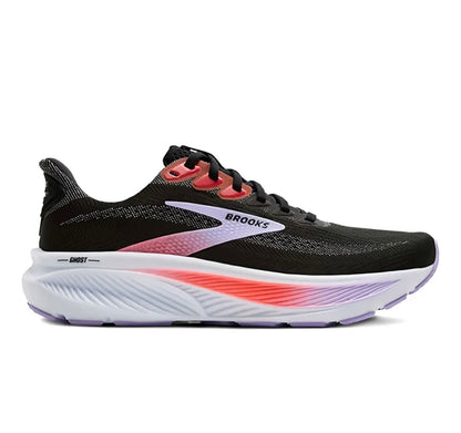 נעלי brooks Ghost Black Purple Red מקוריות בעיצוב אופנתי עכשווי לקידום אתר