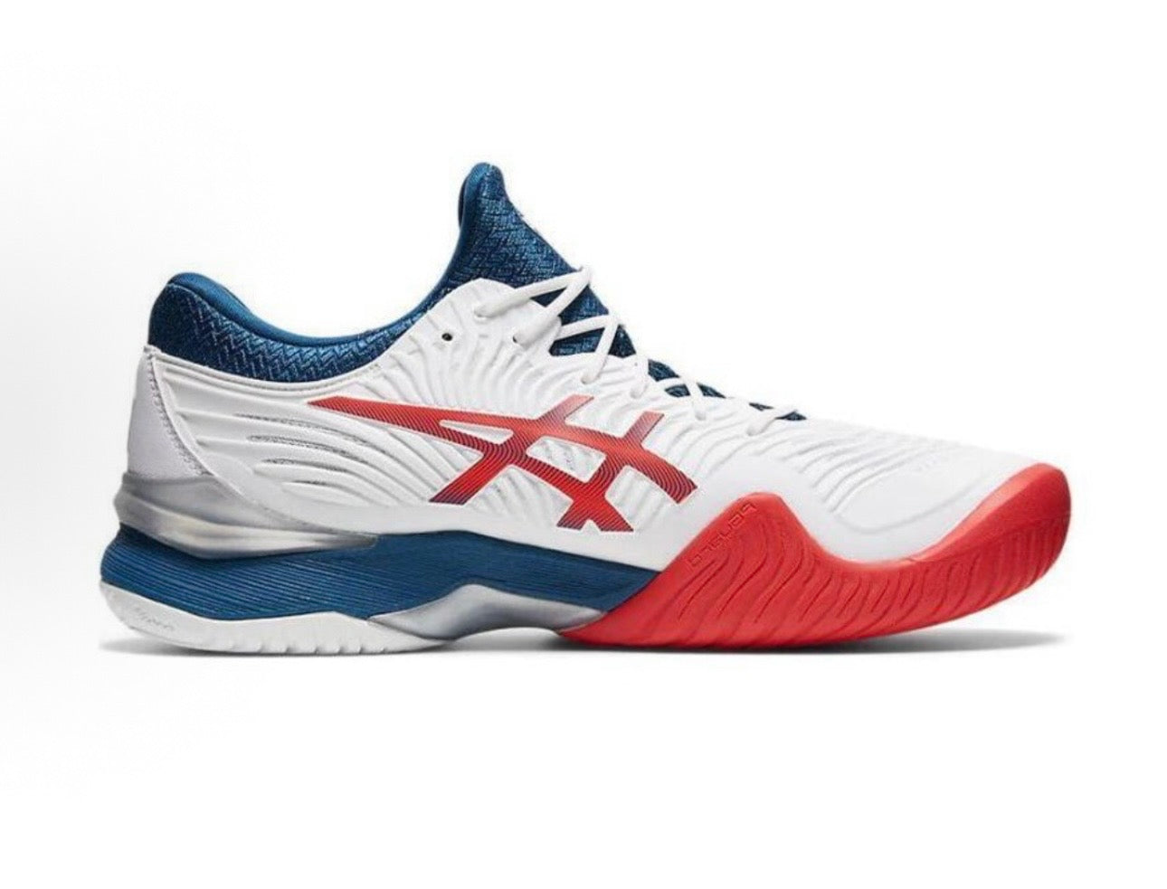 Asics Court FF2 White Red Blue