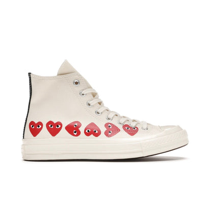 converse comme des gerson גבוה לבן