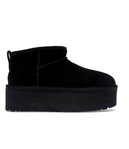 נעלי Ugg Classic Ultra Mini Platform Boots black מקוריות בעיצוב אופנתי עכשווי לקידום אתר