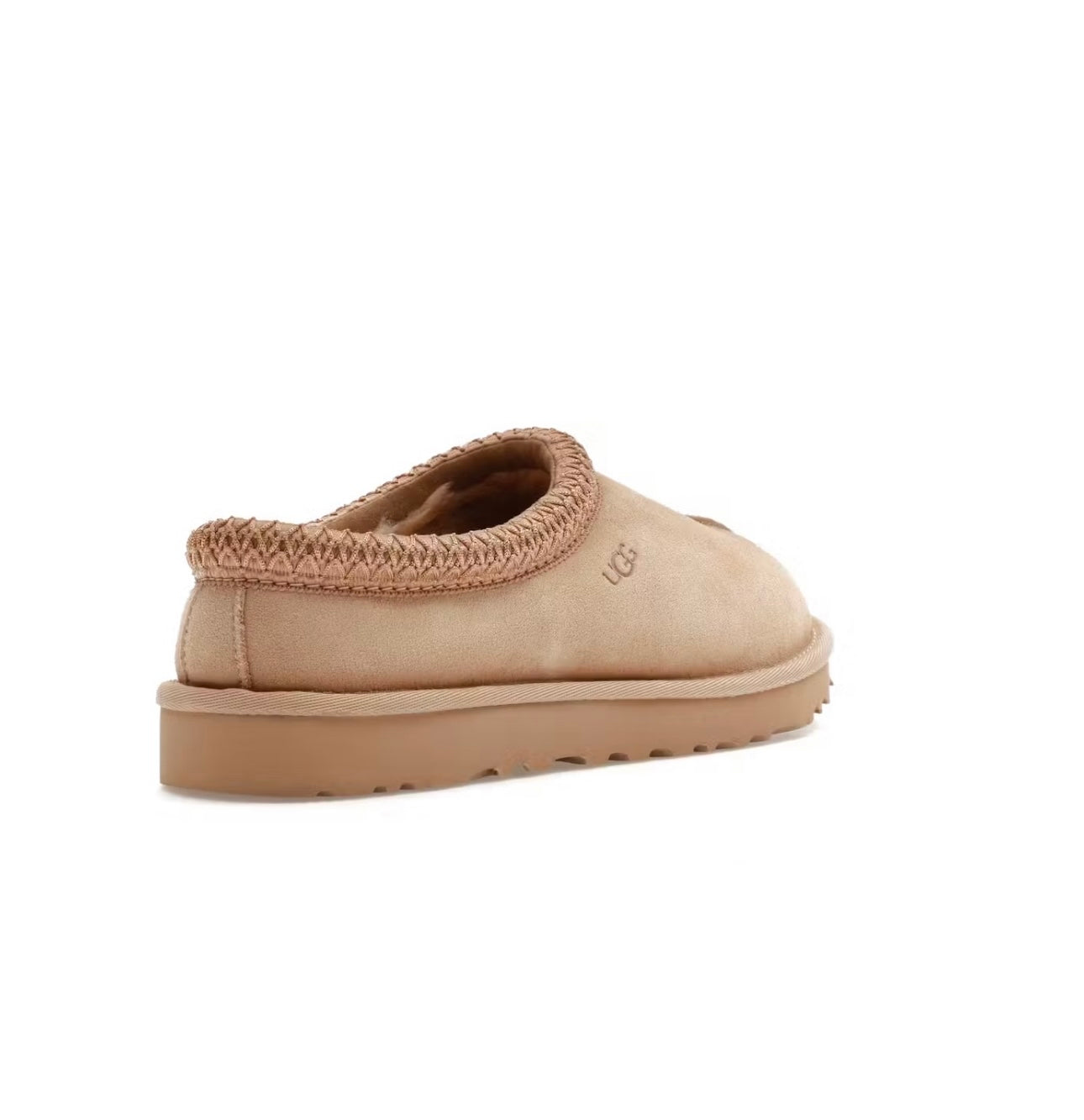 Ugg Tasman suede slippers light cream