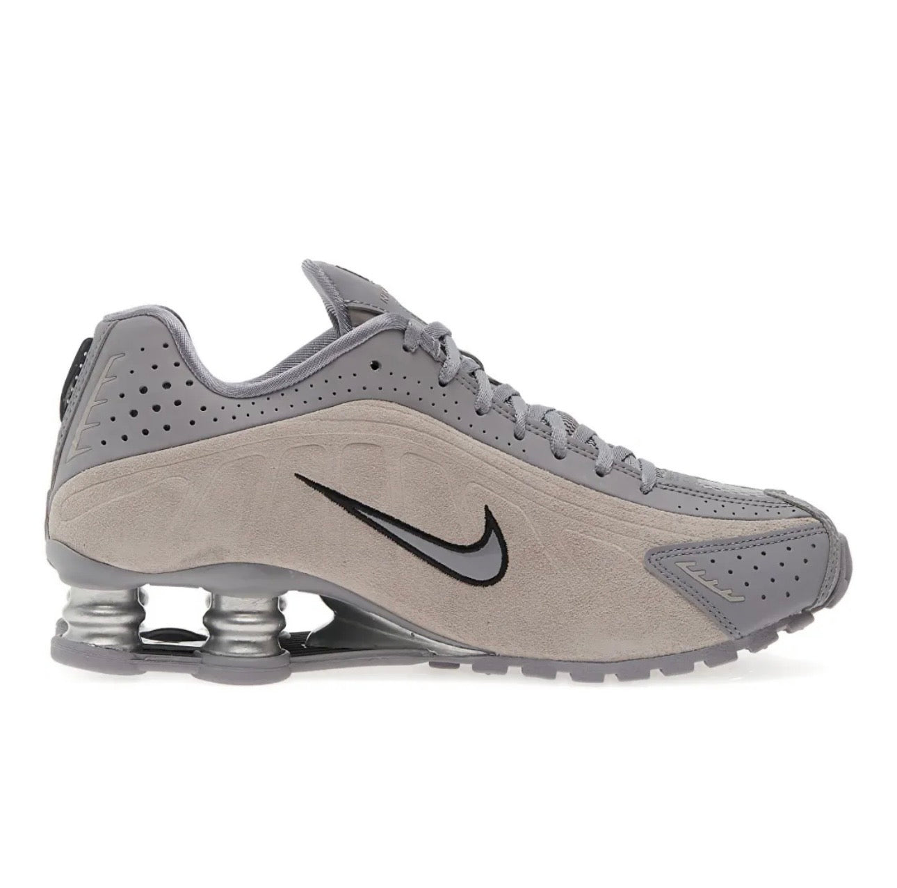נעלי Nike Shox R4 Grey מקוריות בעיצוב אופנתי עכשווי לקידום אתר