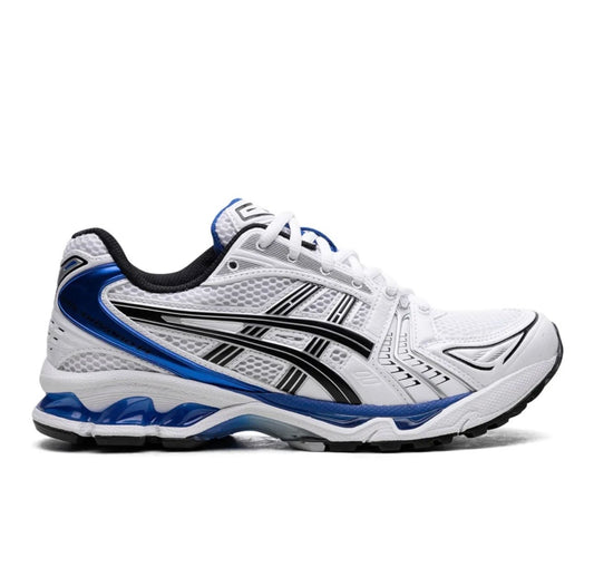 נעלי Asics GEL-Kayano White Blue מקוריות בעיצוב אופנתי עכשווי לקידום אתר
