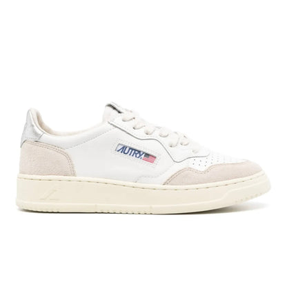 נעלי Autry White Silver מקוריות בעיצוב אופנתי עכשווי לקידום אתר