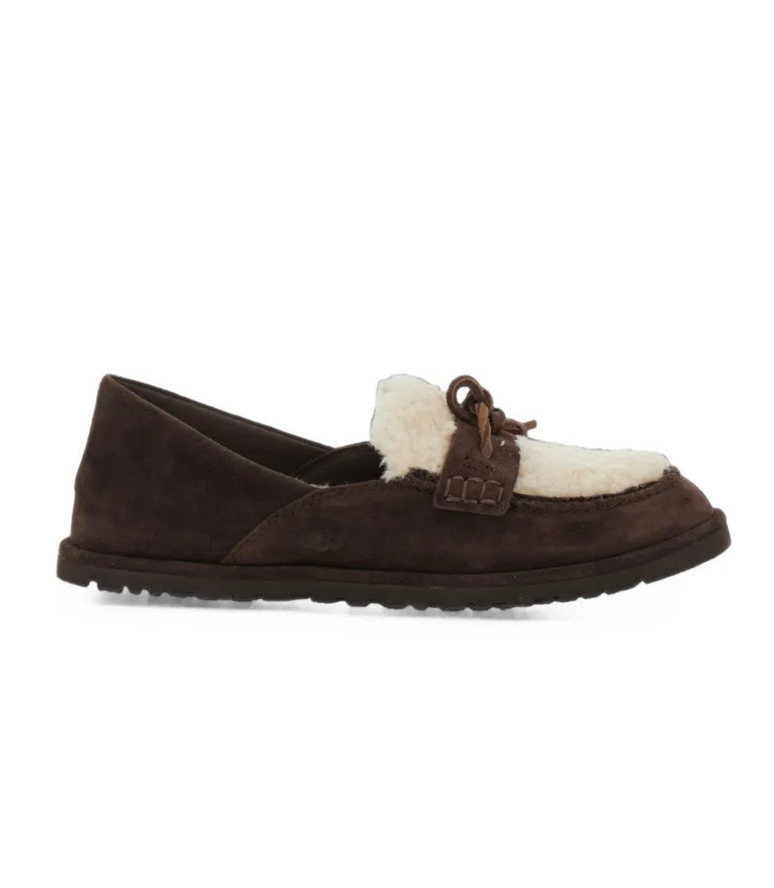 Ugg Zora shearling-trim Dark Brown