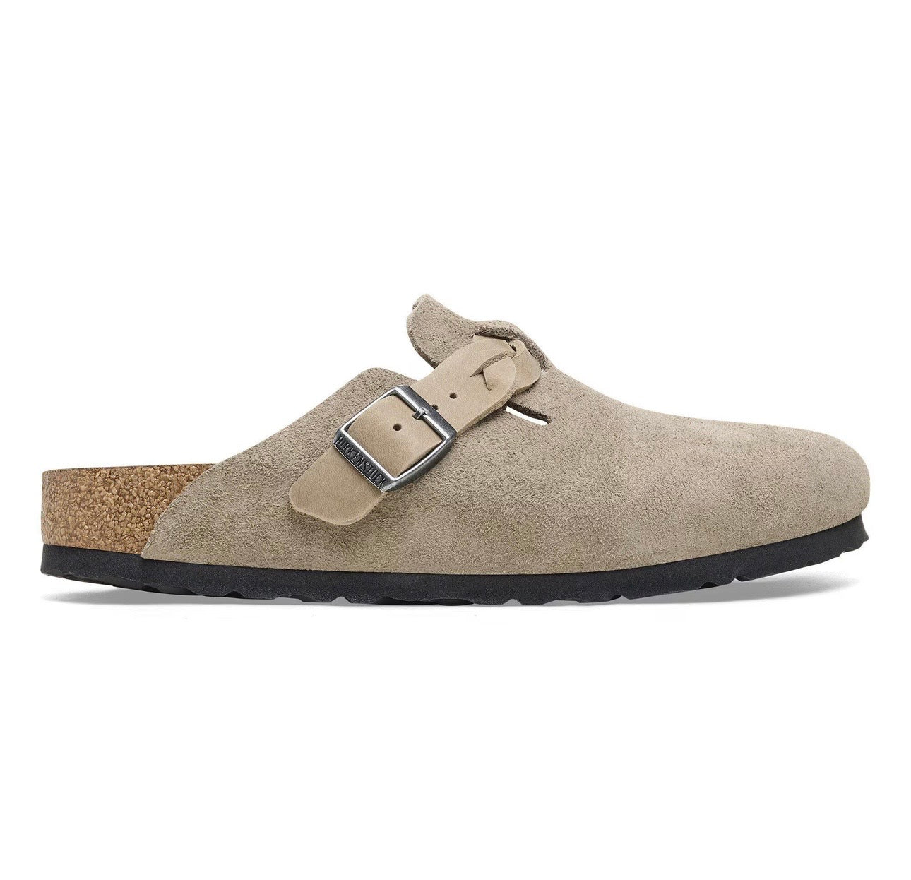נעלי Birkenstock Boston braided taupe מקוריות בעיצוב אופנתי עכשווי לקידום אתר