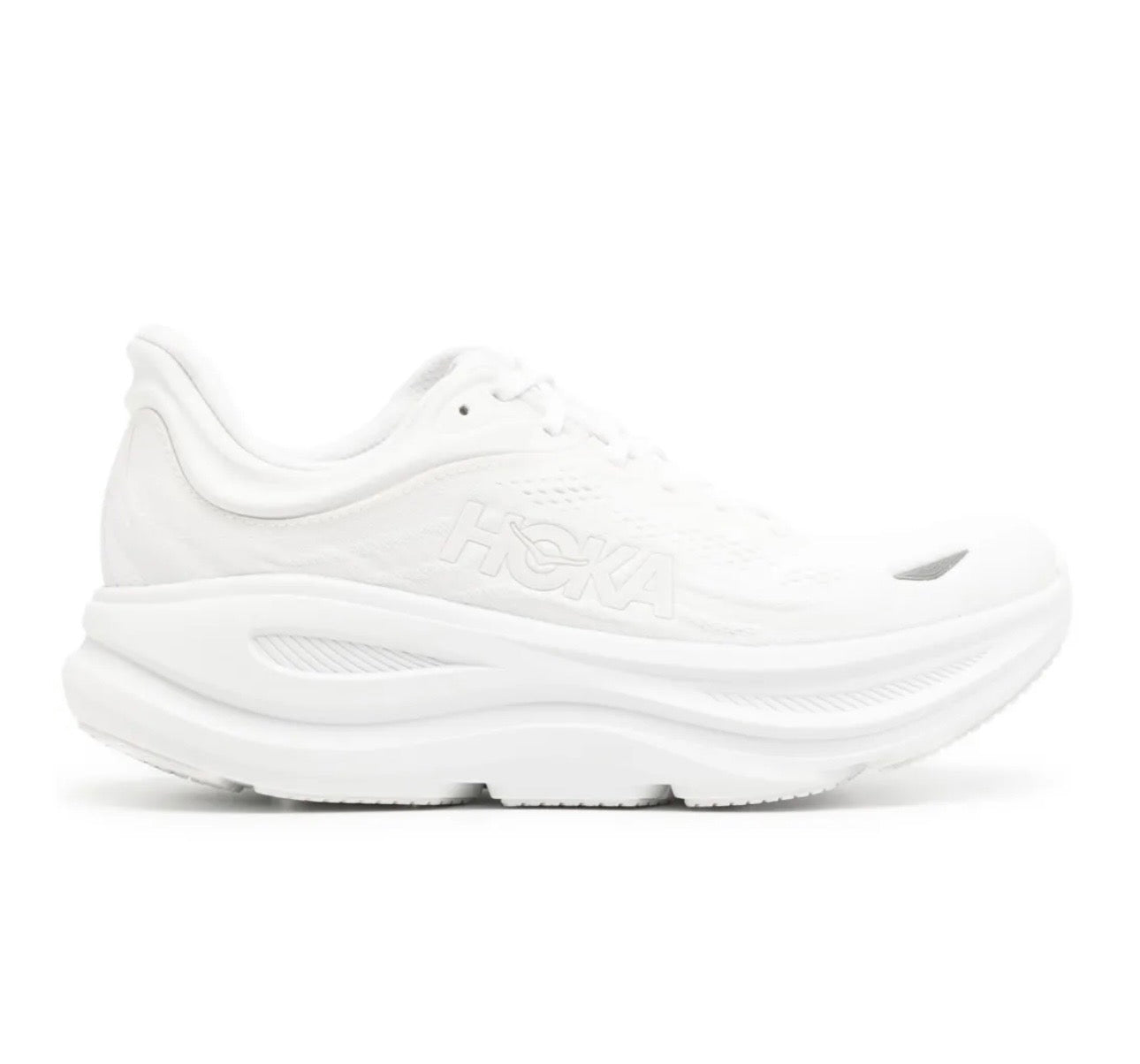Hoka Bondi 9 Triple White